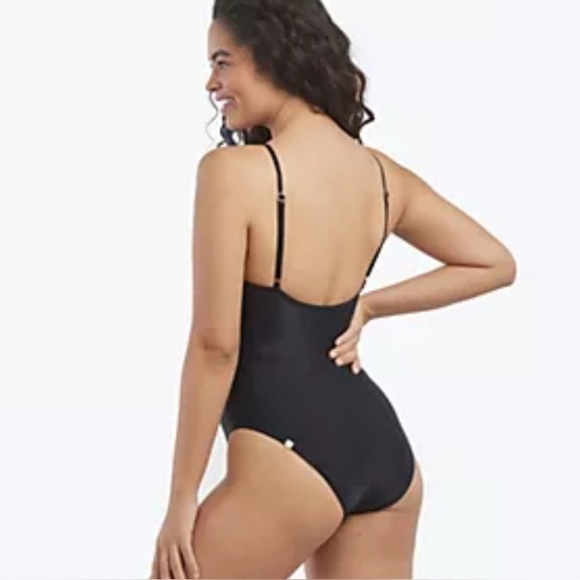 Summersalt Black High Neck One-Piece Swimsuit Size 6 – EUC - Picture 1 of 9